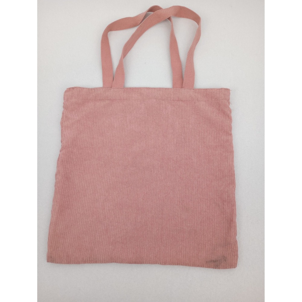 Old Navy Tote Bag Women Pink Corduroy Ribbed Shoulder Bag